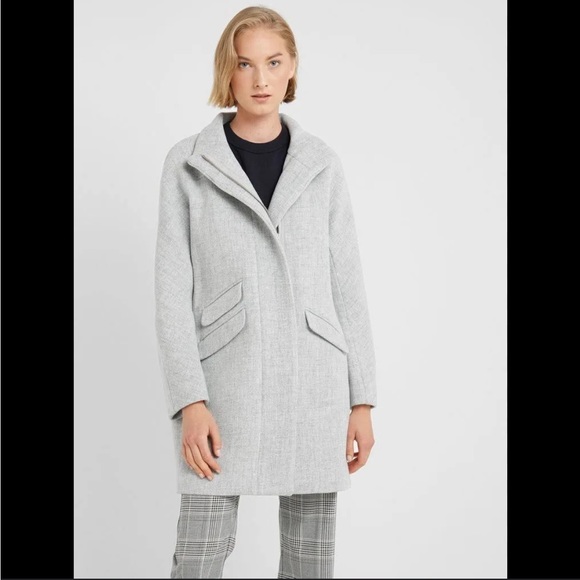 J.Crew Green Cocoon Coat in Italian Stadium-Cloth Wool - Picture 6 of 10